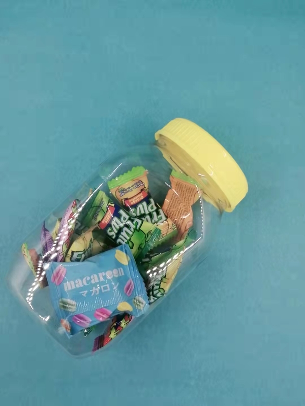 Material plástico do ANIMAL DE ESTIMAÇÃO da garrafa do produto comestível de Sanrong com tampão sem perigo para as crianças